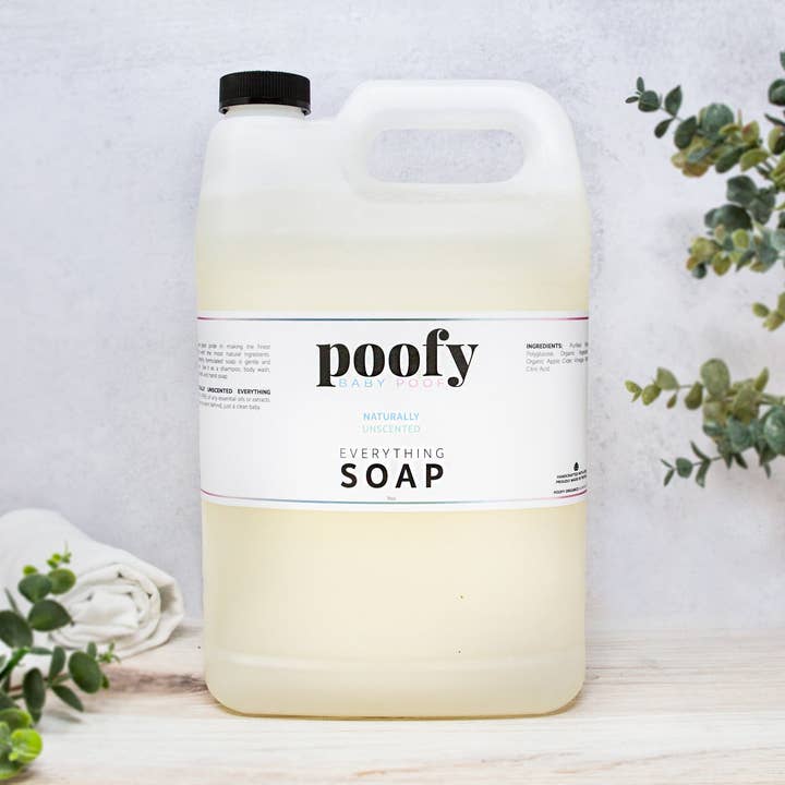 Everything Soap GALLON for wholesale by Poofy Organics