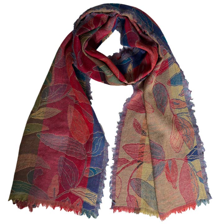 Leaves Scarf for wholesale by Chinar