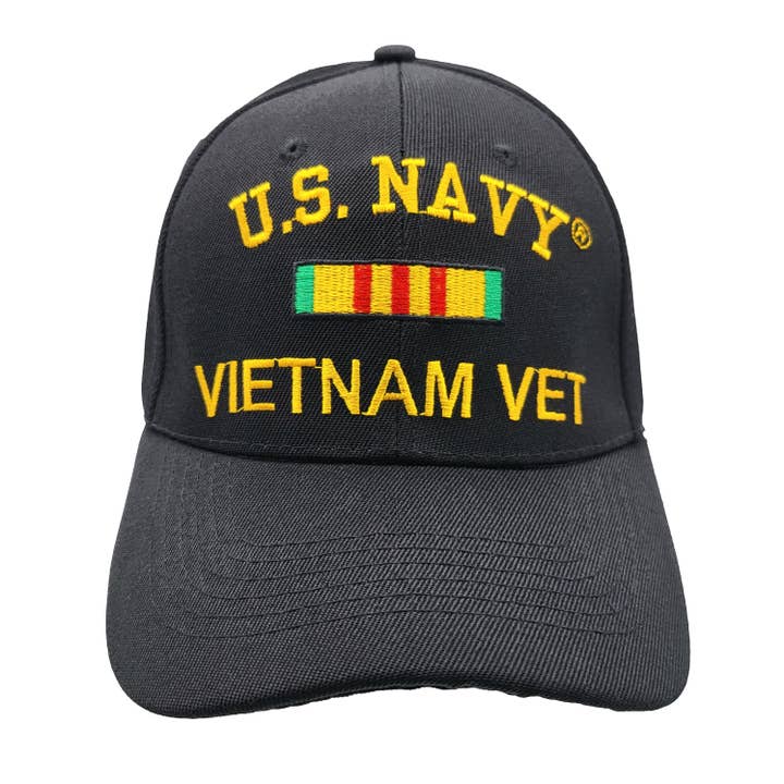 Black U.S. Navy Vietnam Vet Cap for wholesale on Faire