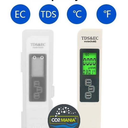 CO2 MANIA® - Wholesale Sporting Accessories - 4-in-1 TDS & EC Meter