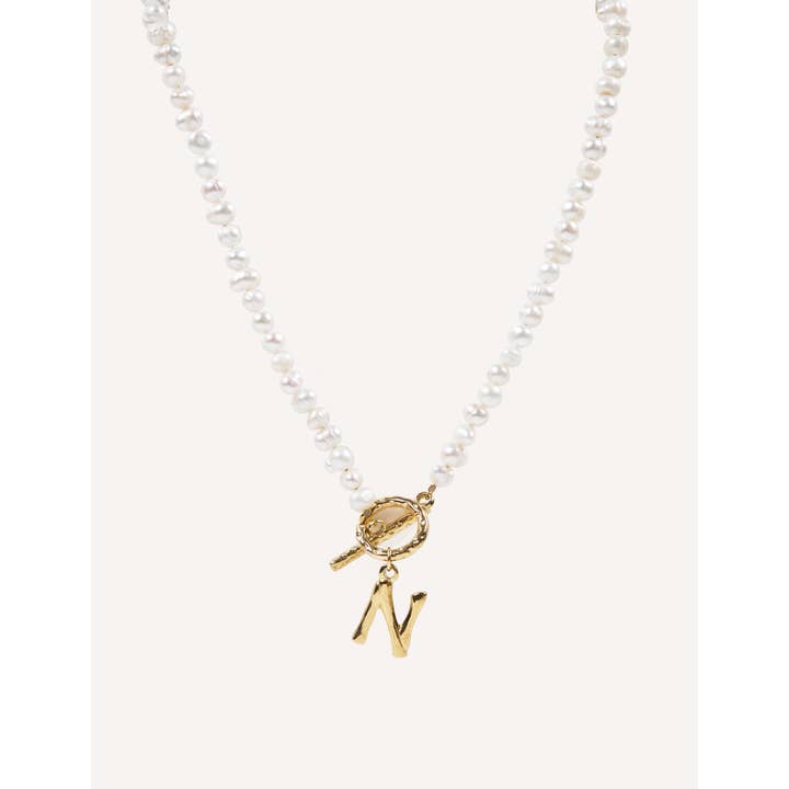 CUCOCUCA - Wholesale Choker/Collar - Handgemaakte parel choker met etnische letter23