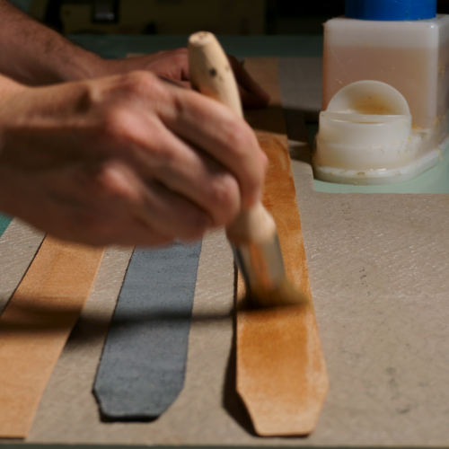 Tailorbelt - Wholesale Belt - Men's - Italian handcrafted yellow and blue men's sports belt2