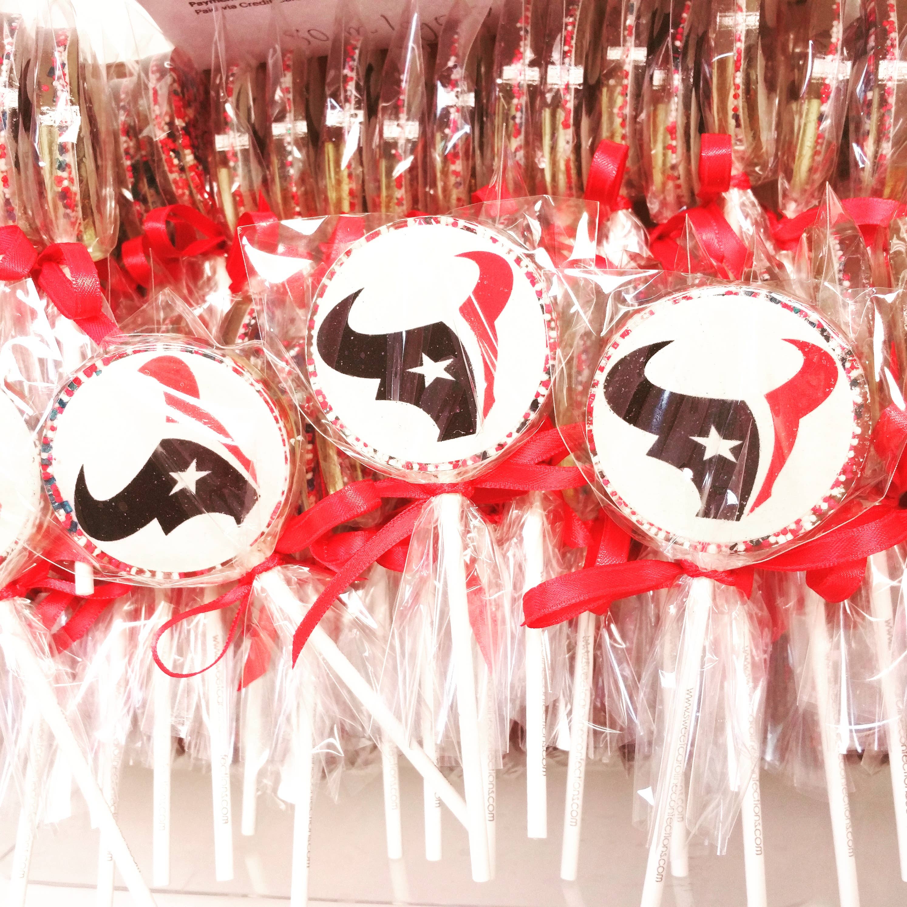Sweet Caroline Confections - Wholesale Lollipop - Logo Lollipops, Cotton Candy, 50/Case  *Read Before Purchase5