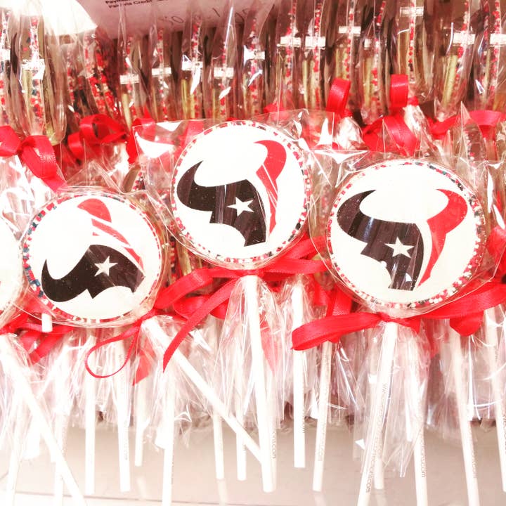 Sweet Caroline Confections - Wholesale Lollipop - Logo Lollipops, Cotton Candy, 50/Case *Read Before Purchase5