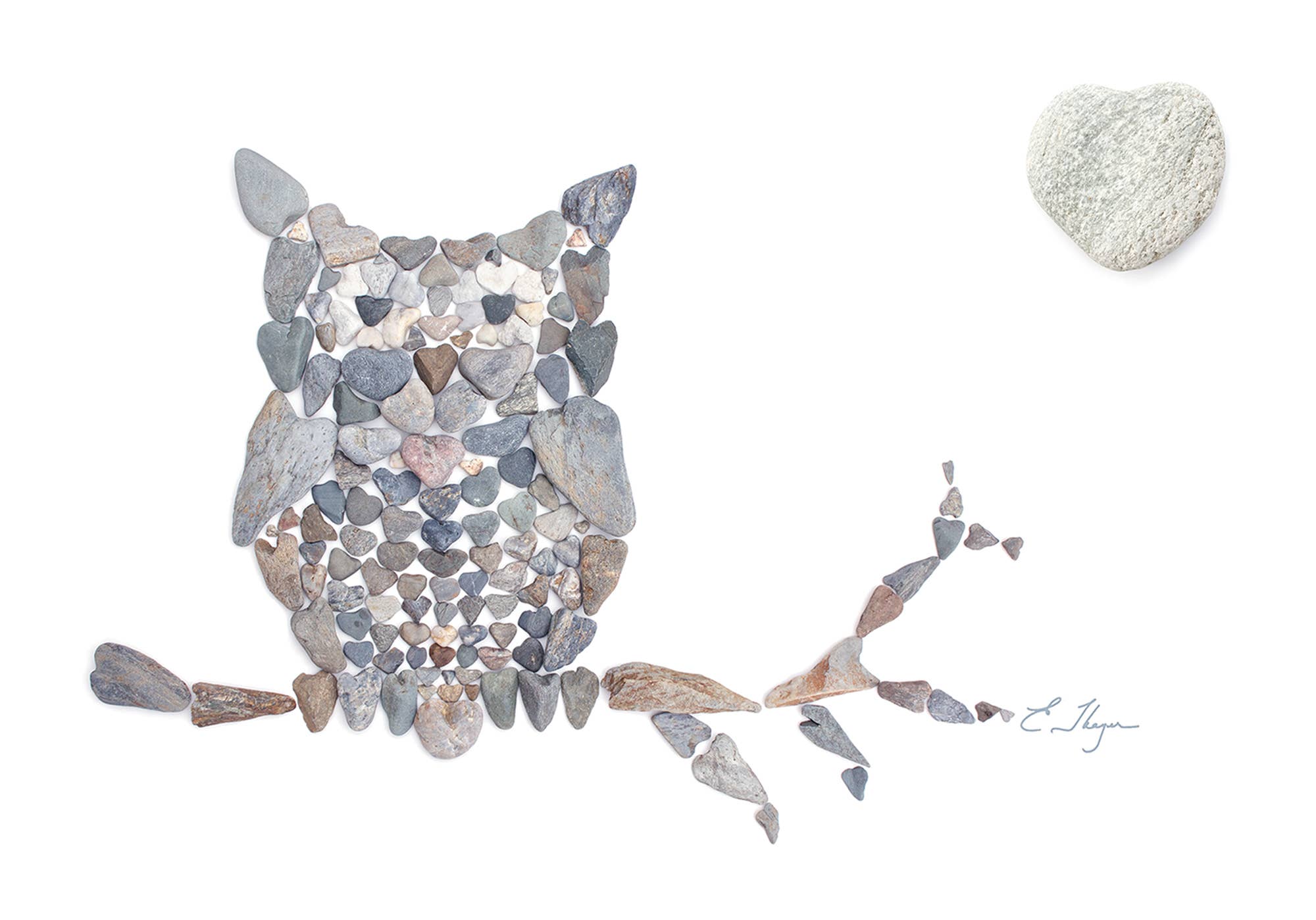 Love Rocks Me® - Wholesale Art Print - Wildlife art | Owl art print1