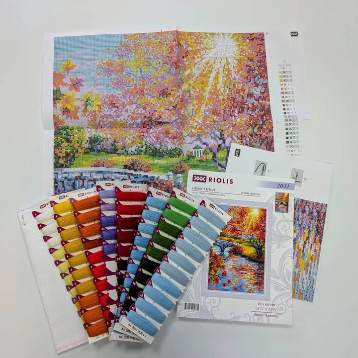 RIOLIS - Wholesale Embroidery/Cross Stitch Supplies - Cross Stitch Kit From Riolis 2031 Sunny Autumn2