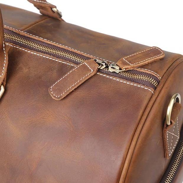 Steel Horse Leather - Wholesale Weekender Bag - Unisex - The Dagny Weekender | Large Leather Duffle Bag15