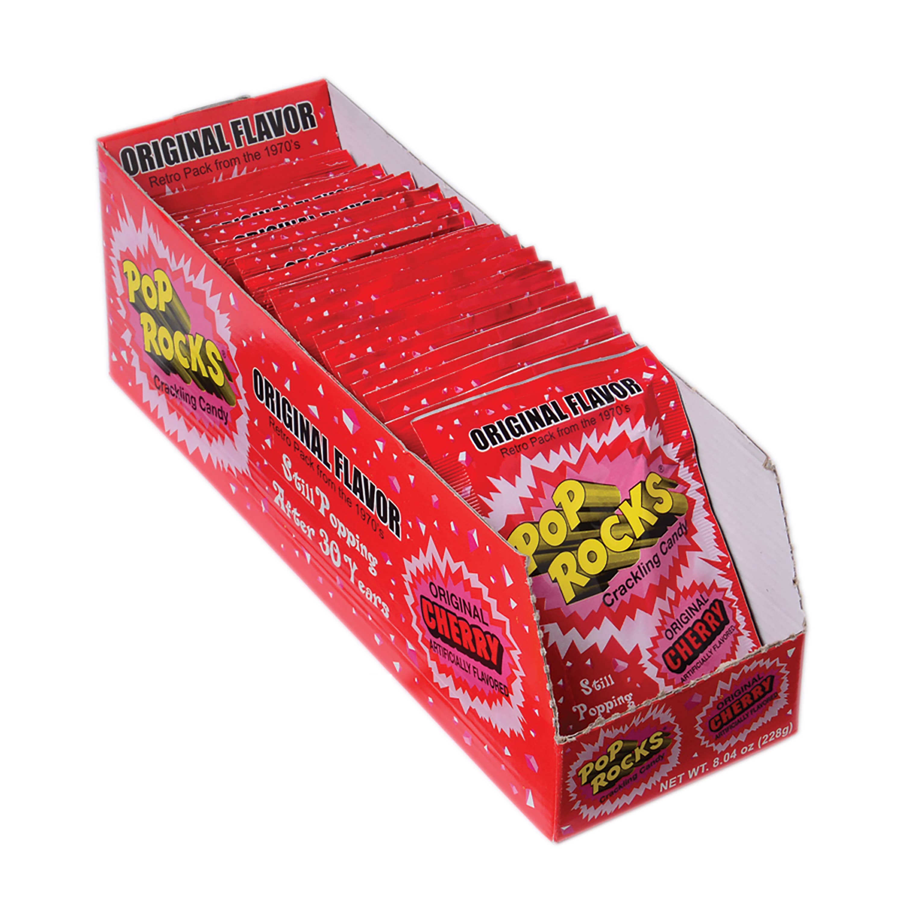 US Toy Company - Wholesale Hard Candy - Pop Rocks Original Cherry Candy 24-unit Display0