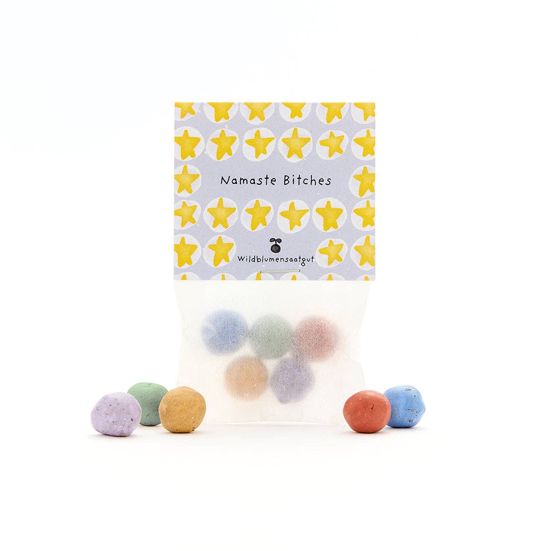 TDJ Stadtgärtner GmbH - Wholesale Plant Seeds - 5 flower marbles in the bag "Namaste Bitches"1