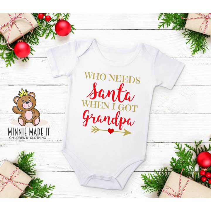 Vem behöver jultomten när jag fick morfar för wholesale av Minnie Made It