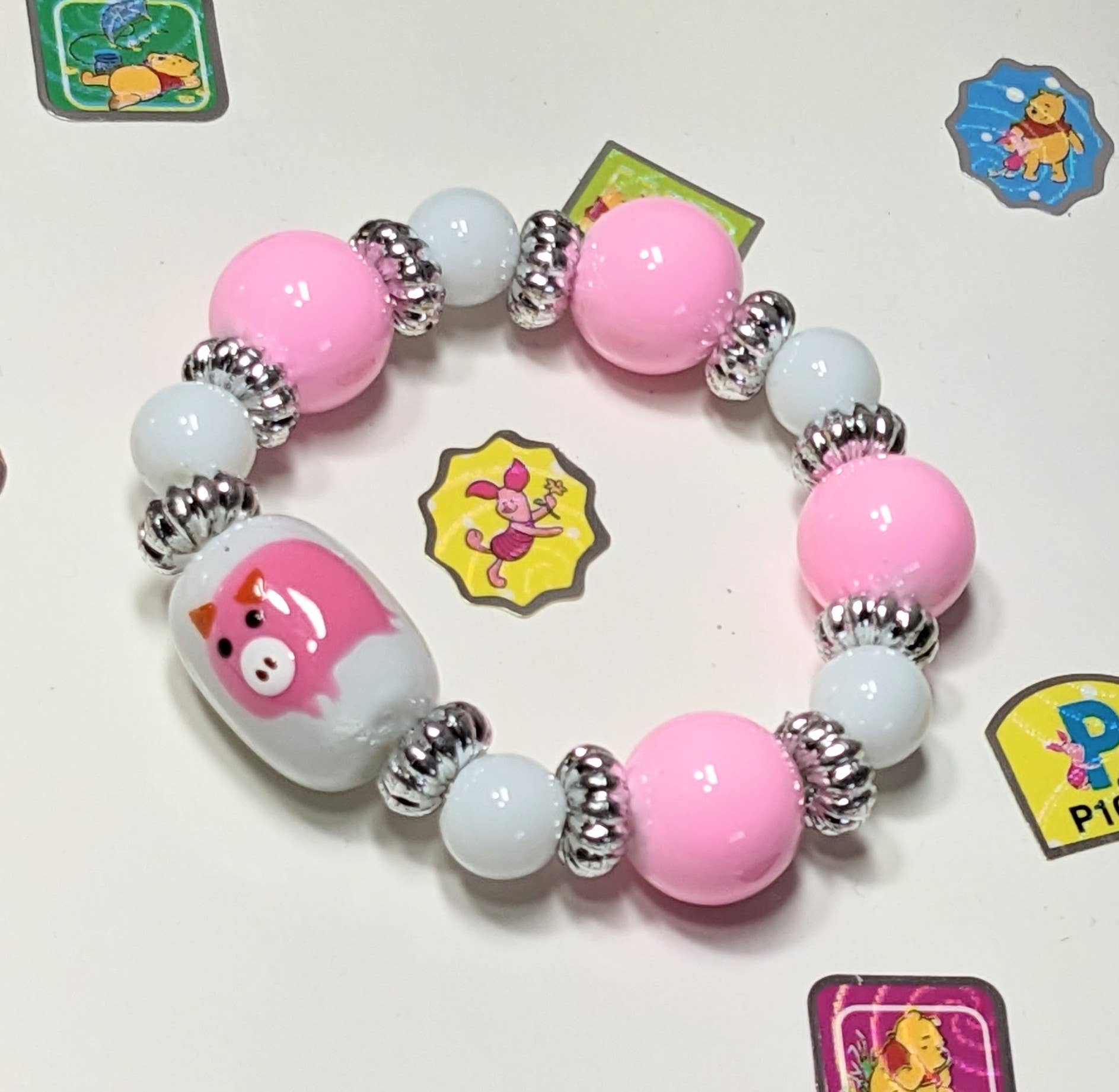 Fiona Accessories - Vente Bracelet de perles - Présentoir de comptoir Zoo Bracelet Safari Animal Print 48 pièces pour enfant8