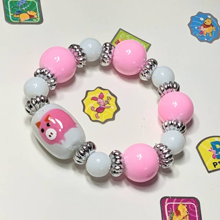 Fiona Accessories - Vente Bracelet de perles - Présentoir de comptoir Zoo Bracelet Safari Animal Print 48 pièces pour enfant8