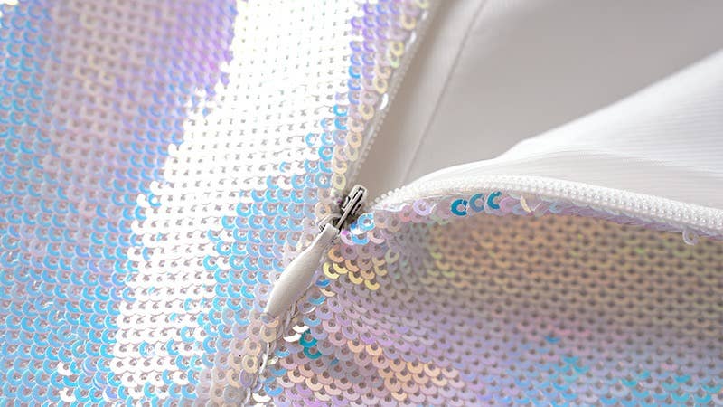 Productseeker - Wholesale Top & Short Set (NOT Loungewear) - Women's - SET051（3） Rainbow Sequin Set: Blazer & Shorts Duo20