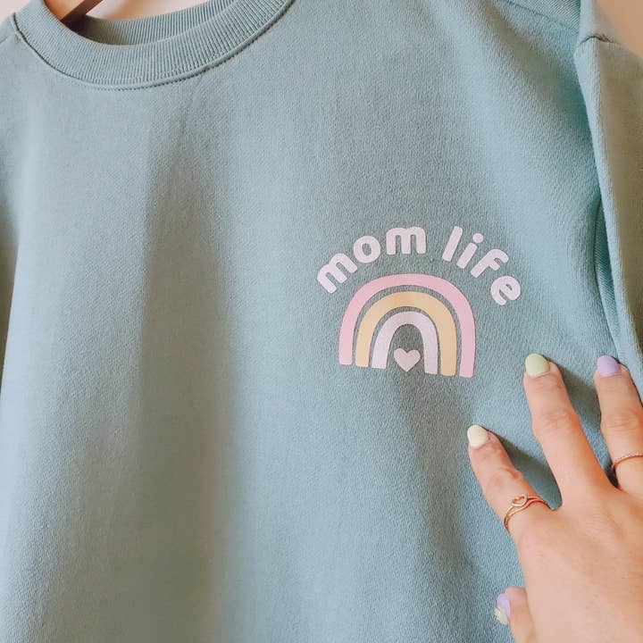 Adulte Sweatashirts Maman Life pour la vente par LIAN fabric and life style