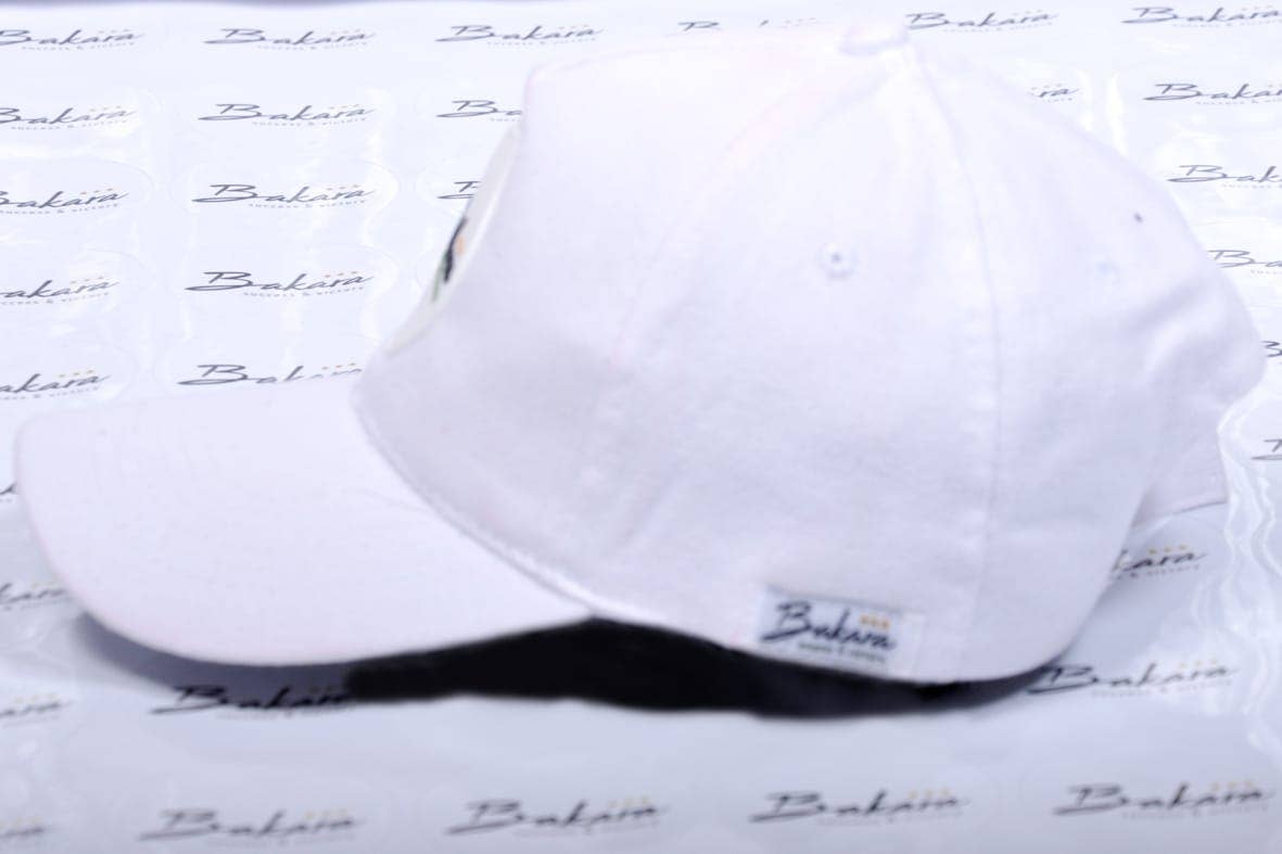 BAKARA SUCCESS AND VICTORY - Wholesale Baseball Cap - Unisex - Casquette Black & White Bakara1