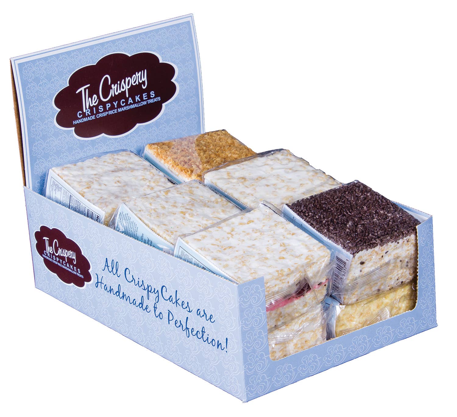 The Crispery - Wholesale Retailer Display - Food & Drink - 12 Assorted Best Sellers PD 4 Crispycakes