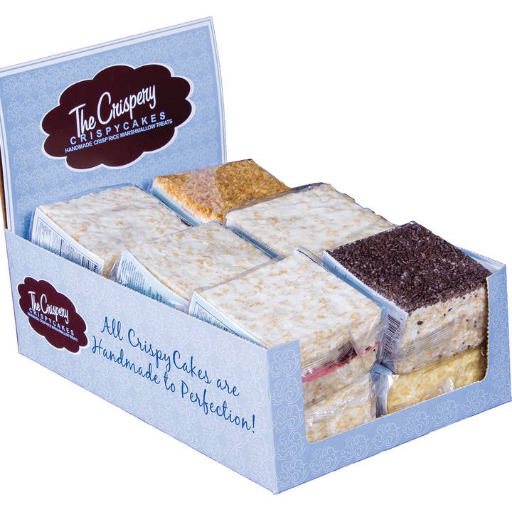 The Crispery - Wholesale Retailer Display - Food & Drink - 12 Assorted Best Sellers PD 4 Crispycakes