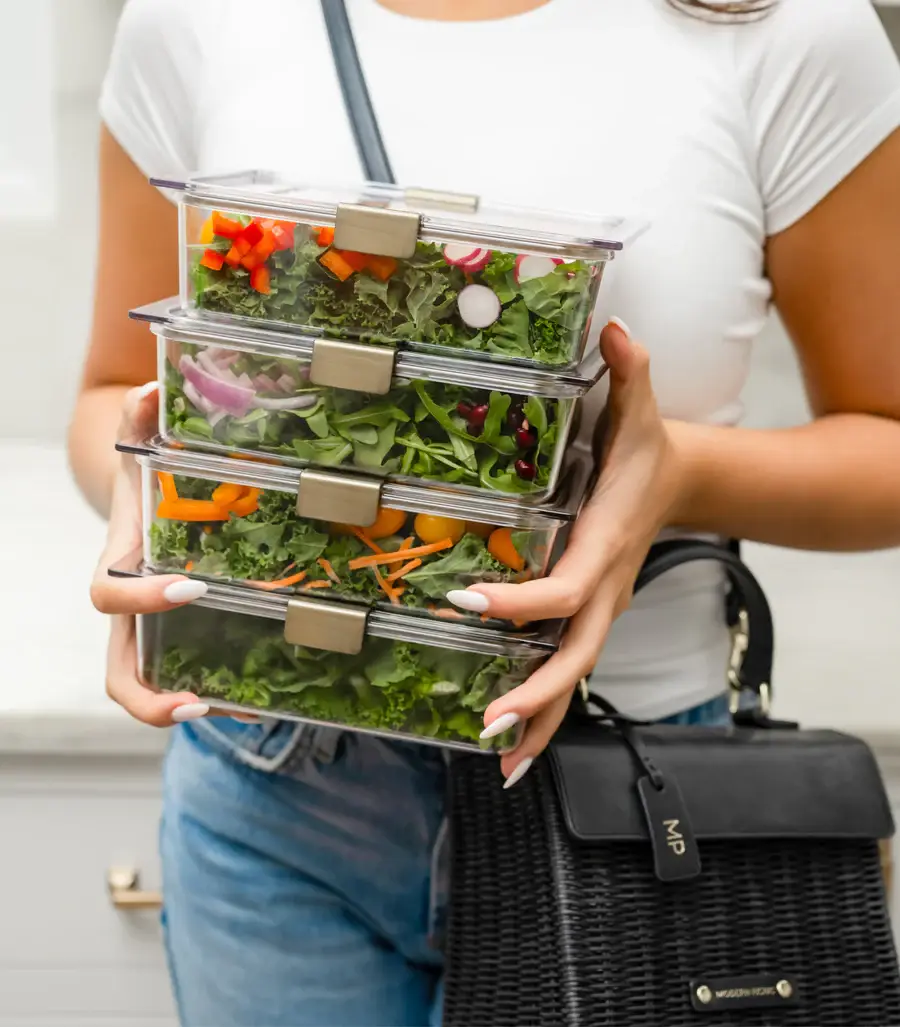 Modern Picnic - Wholesale Food Storage Container - 4pc Reusable Food Containers – Perfect for Meal-Prepping4