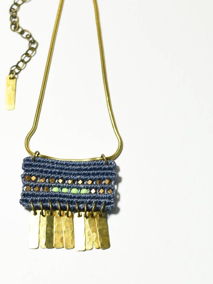 Collar de Flecos Tejidos para venta al por mayor de AMiRA jewelry