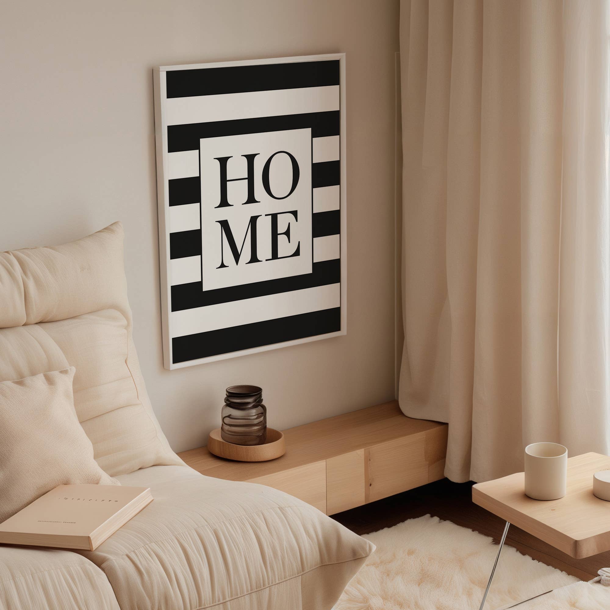 Tales by Jen – wholesale Poster – Plansch med texten 'Home' på högkvalitativt matt papper4