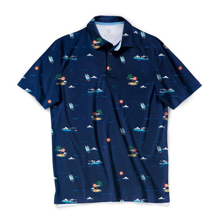 Booze Cruz Polo for wholesale by Scales Gear