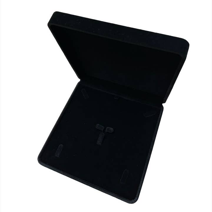 Zakka - Wholesale Jewellery box/organiser - Velvet Jewelry Box Black Ring Pendant Necklace Earrings7