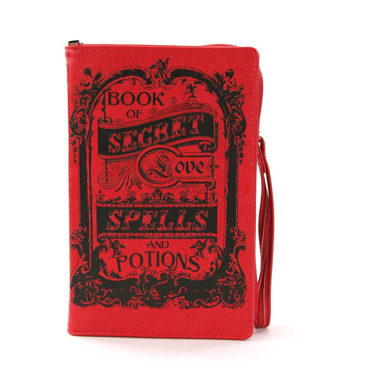 COMECO INC - Wholesale Clutch Bag - Women's - Book of Spells For Love Book Clutch Bag