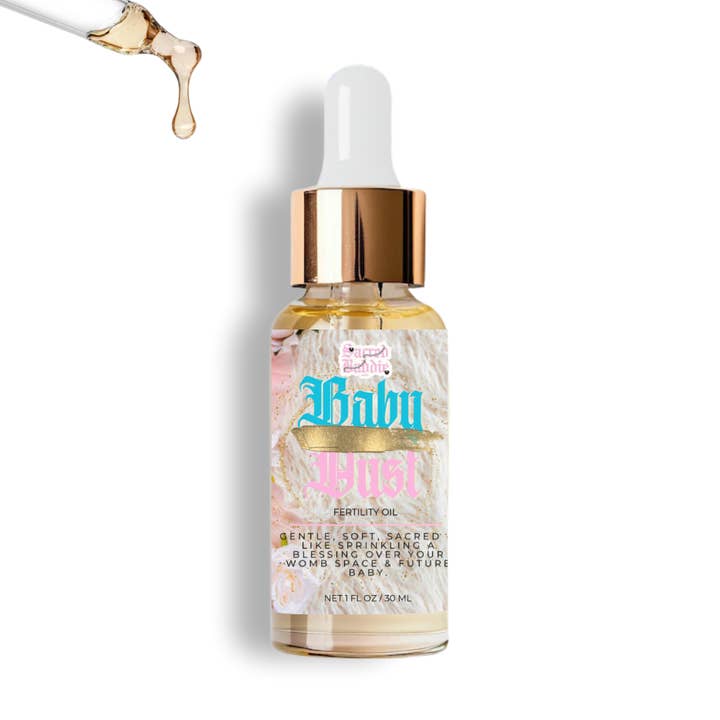 Baby Dust™ Fertility Oil for wholesale by Sacred Baddie Society