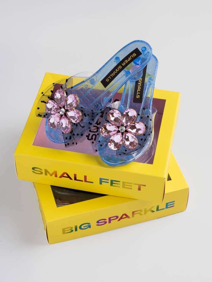 Super Smalls - Wholesale Sandals - Kids - Pink Flower Gem Play Shoes3