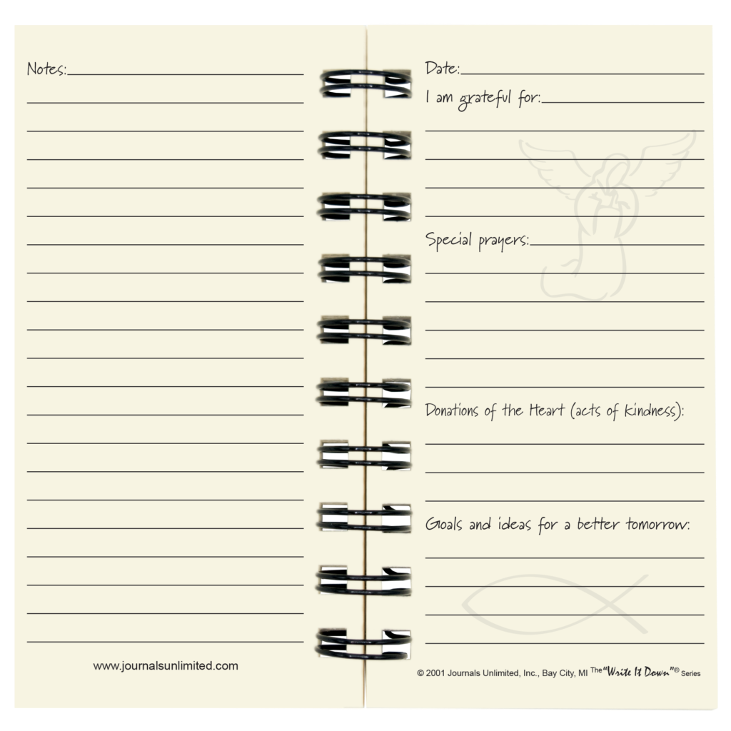 Journals Unlimited - Vente Journal intime - Mini - Journal de prière (Couleur)5