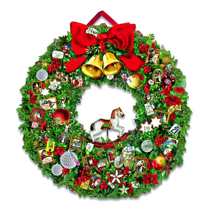 Alison Gardiner Designs - Wholesale Advent Calendar - Victorian Christmas Wreath Special Advent Calendar