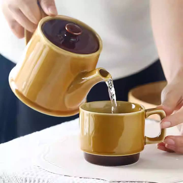 Serviço de chá em cerâmica Iga-yaki Tojiki por atacado de MinoCraft