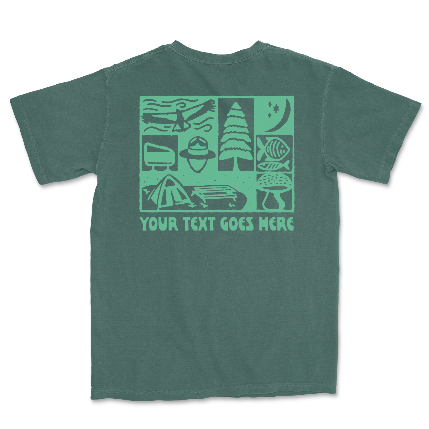 Island View Outfitters - Wholesale Screen Printed T-Shirt - Unisex - *CUSTOM* Backcountry Trip Tee17