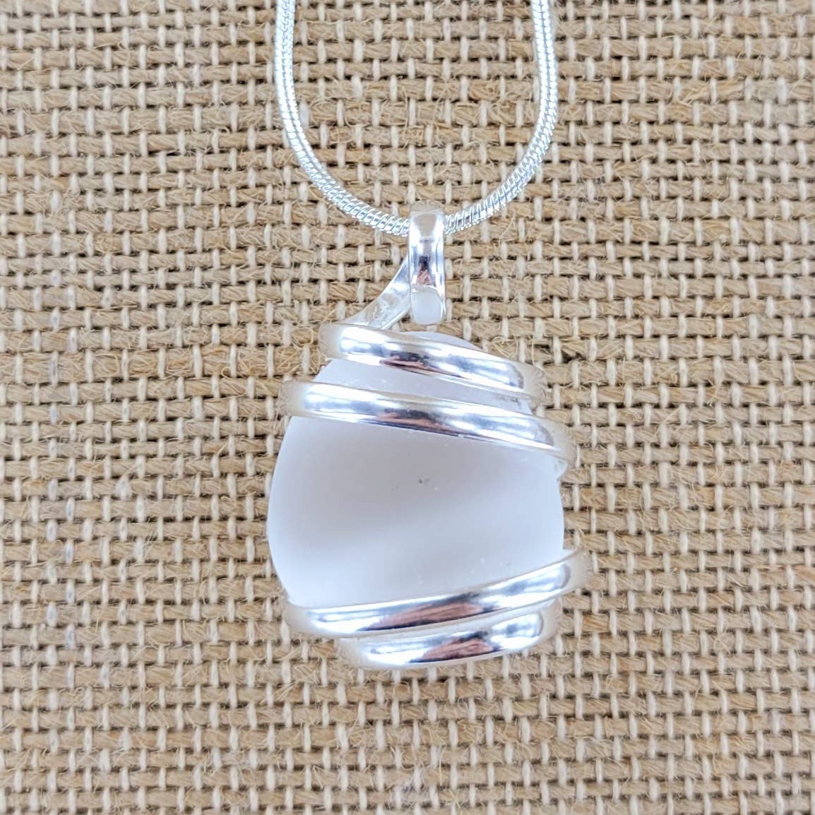 Sadie Green's Jewelry - Wholesale Pendant/Charm Necklace - Cultured Sea Glass Pendant ALP-SG-PD18