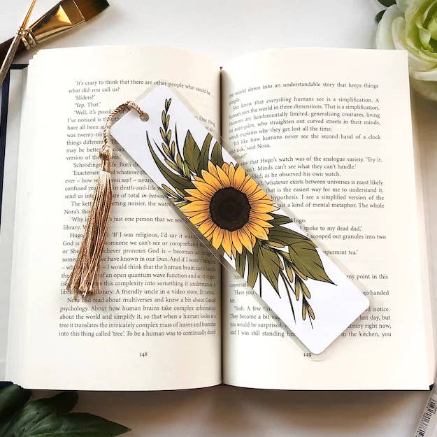 Sunflower Bookmark for wholesale by ArtsAndJ