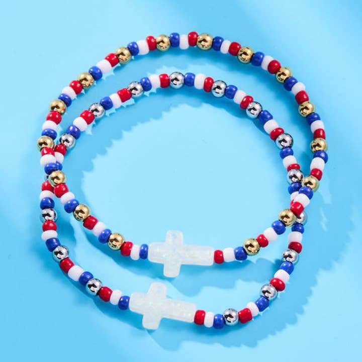 HOLY WATER AMERICAN GRACE CROSS BRACELET for wholesale by Holy Water Bracelet