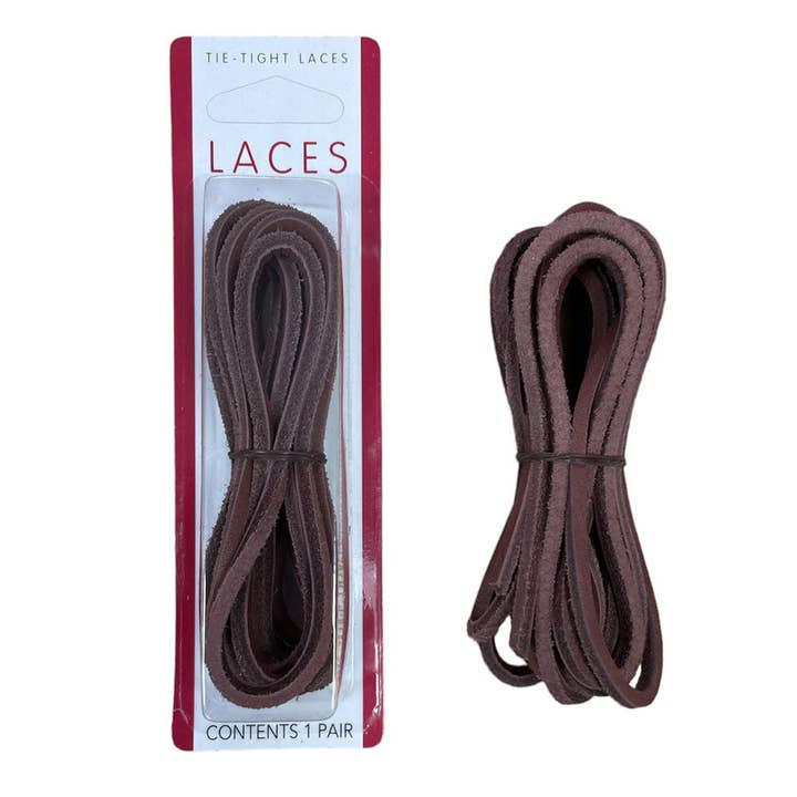 3mm Leather Shoe Laces for wholesale by Tie Tight Laces