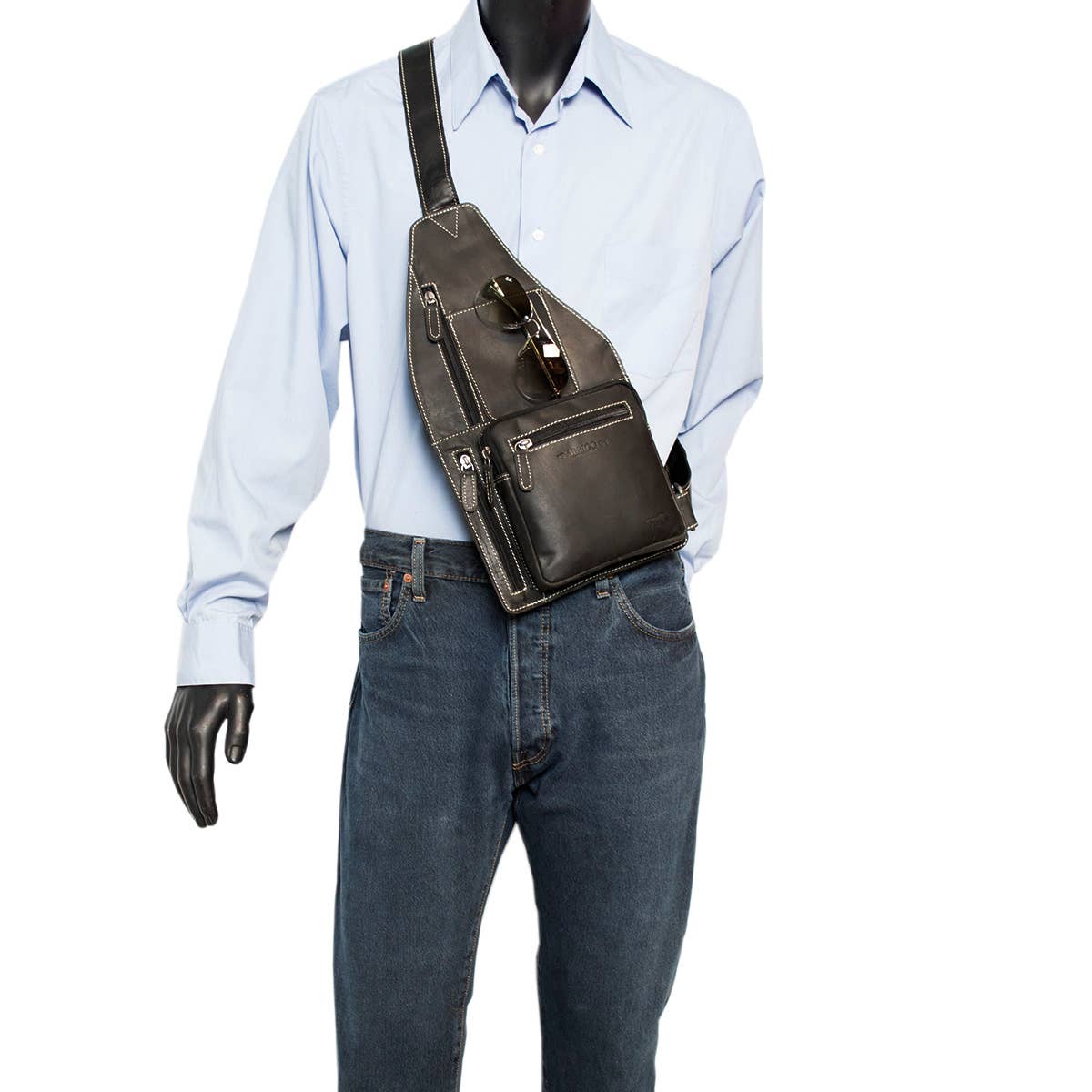 Arrigo - Wholesale Crossbody Bag - Women's - Arrigo Crossbody Shoulder Bag Buffalo Leather - 3 Colours5