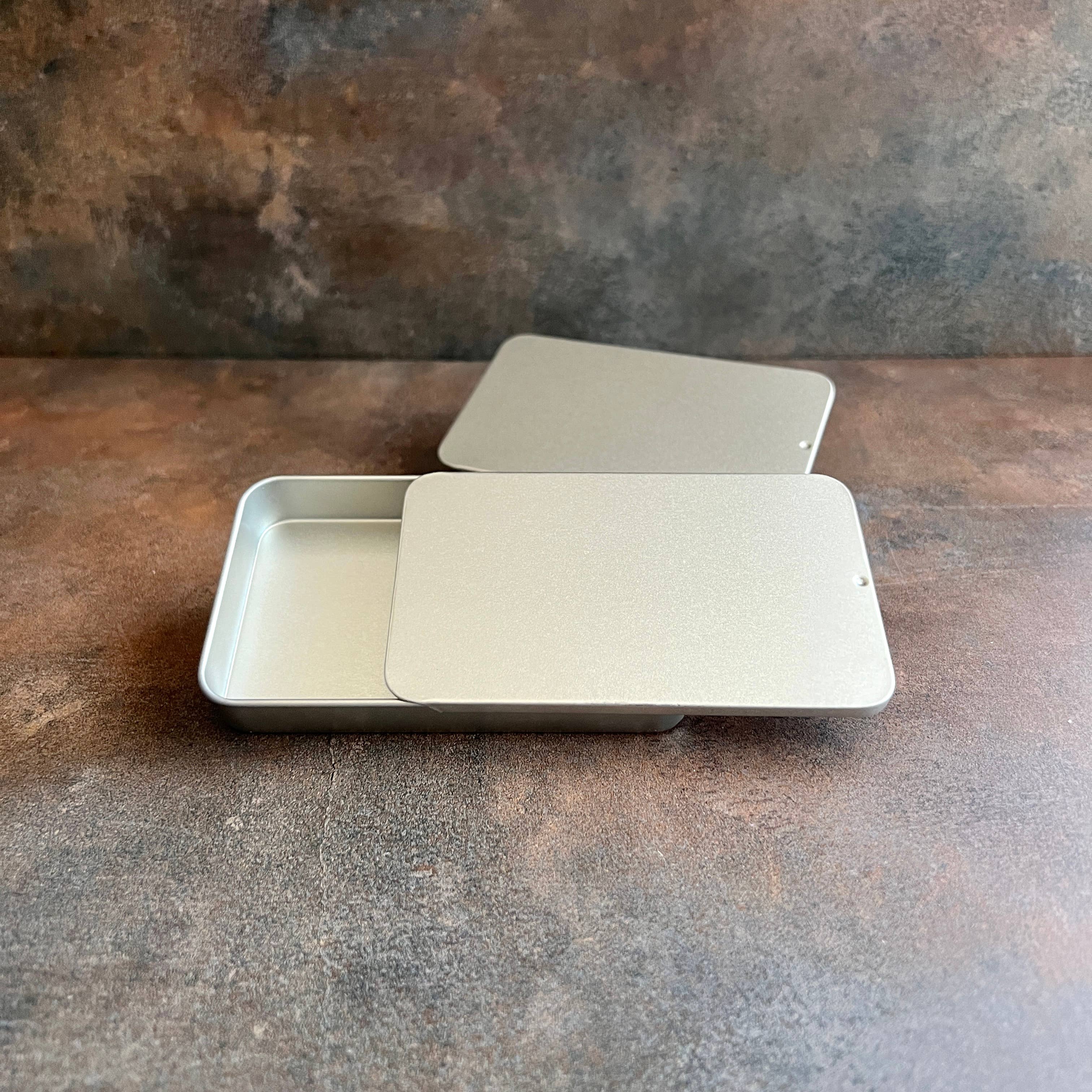 The Cutest Gifts - Wholesale Decorative Box - Slide Top Silver Tins1