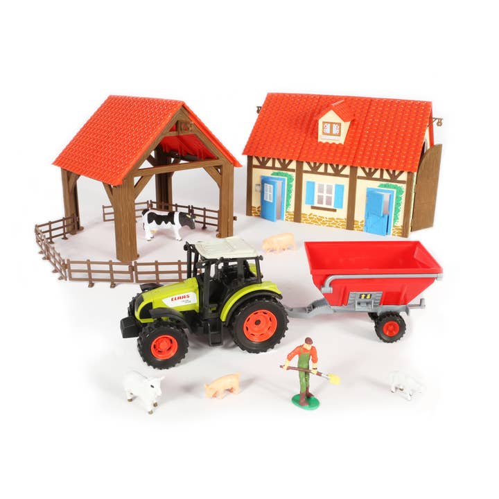 Starlux - Wholesale Toy Set - Kids - Farm+ Tractor Set + Figures - MACFARM 8022341