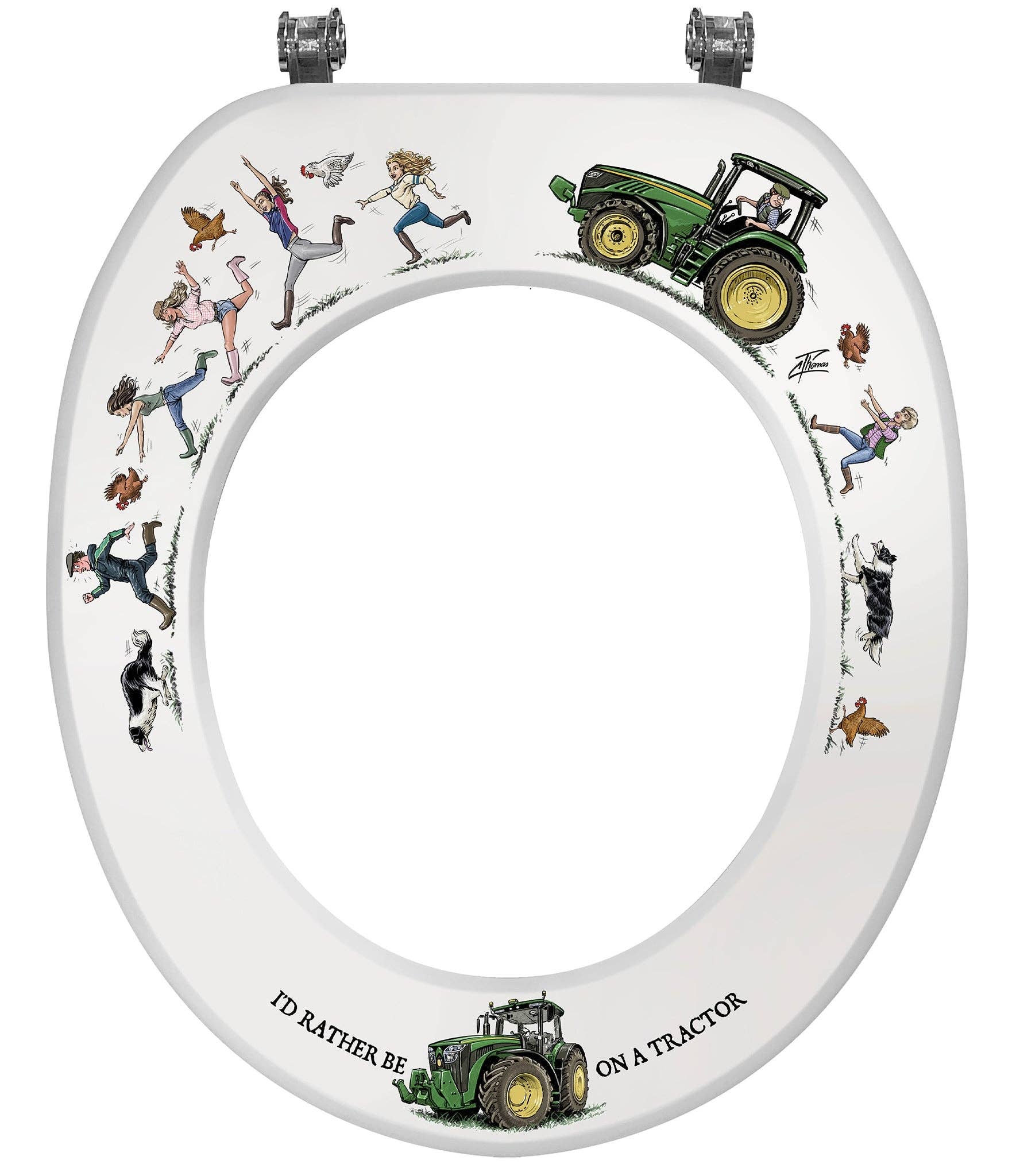 LOOPRINTS - Wholesale Toilet Seat Cover - Soft Close Toilet seat - Tractor Gifts & Farmhouse Decor5