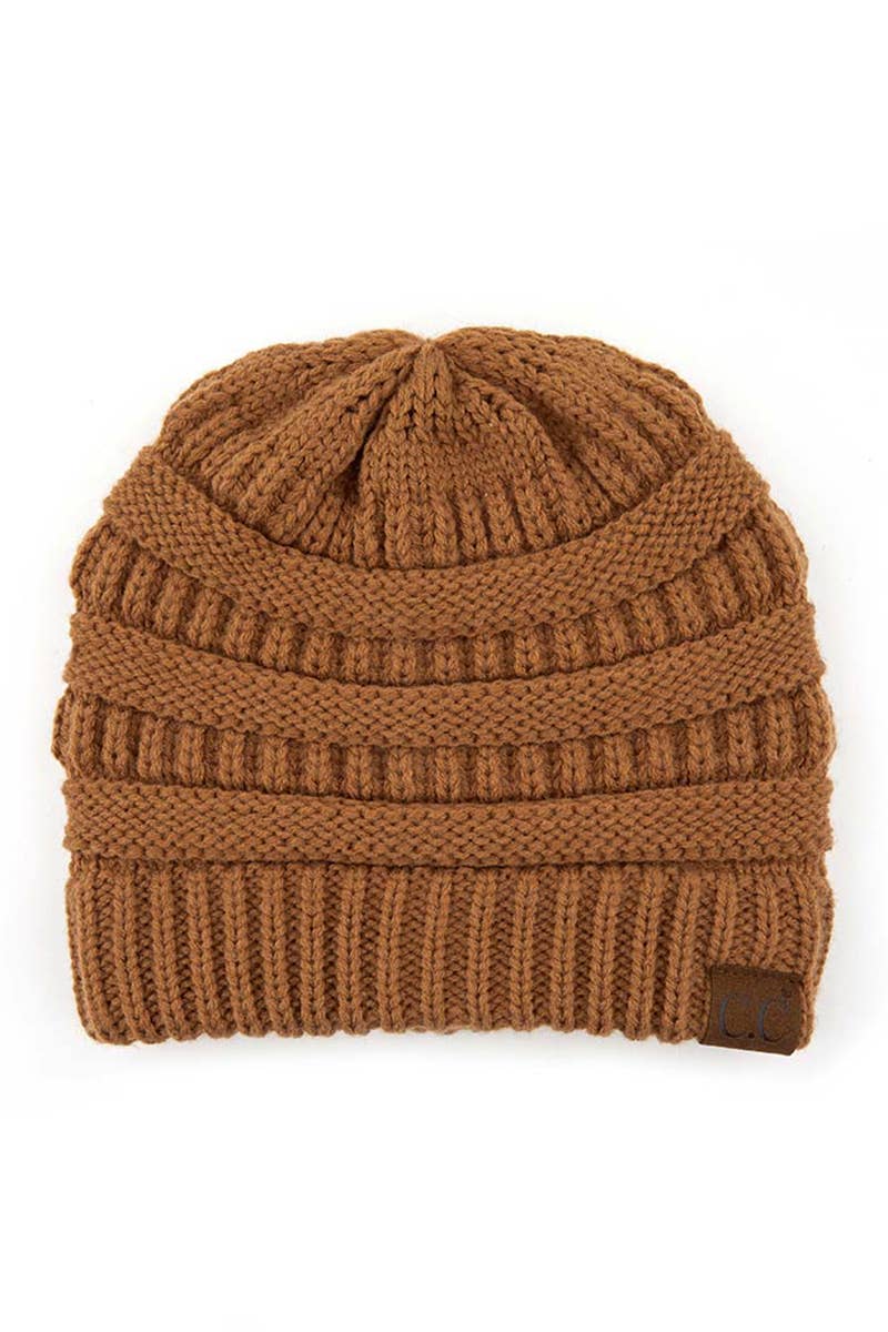 Oblige by G – Großhandel Beanie – Damen – Klassische Strickmütze mit C.C.-Etikett HAT-20A35