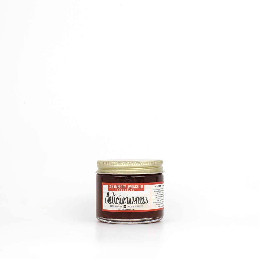 RedCamper - Wholesale Preserves - Strawberry Limoncello Deliciousness Preserves 2.75oz