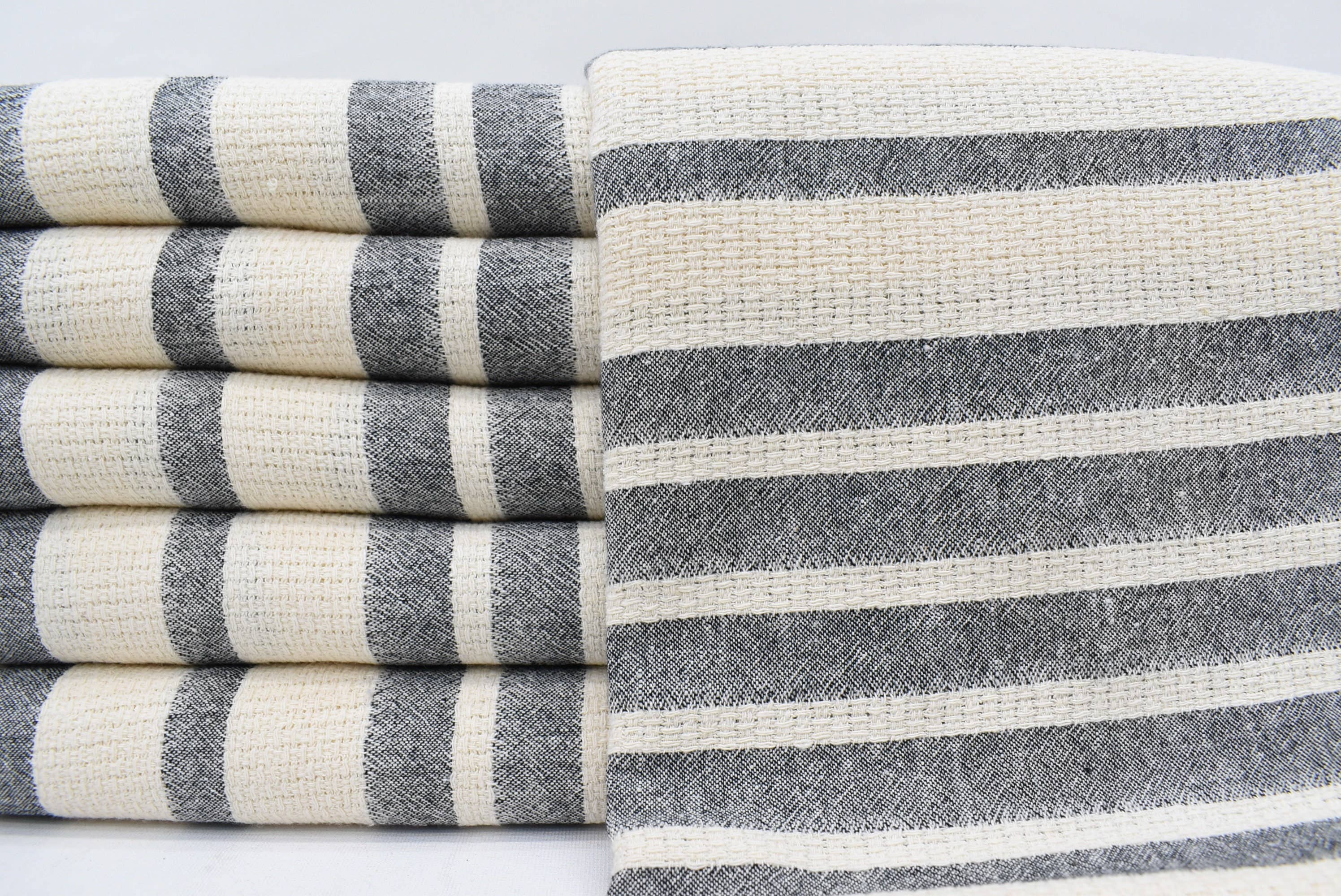 Organic Turkish Towels - Wholesale Bath Towel - Luxury Black Turkish Bath Towel, Perfect Gift Towel1