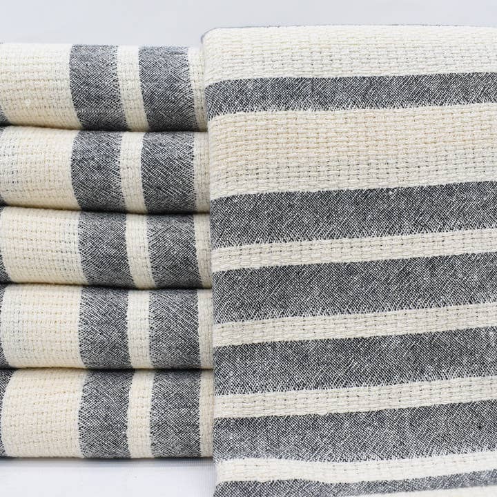 Organic Turkish Towels - Wholesale Bath Towel - Luxury Black Turkish Bath Towel, Perfect Gift Towel1