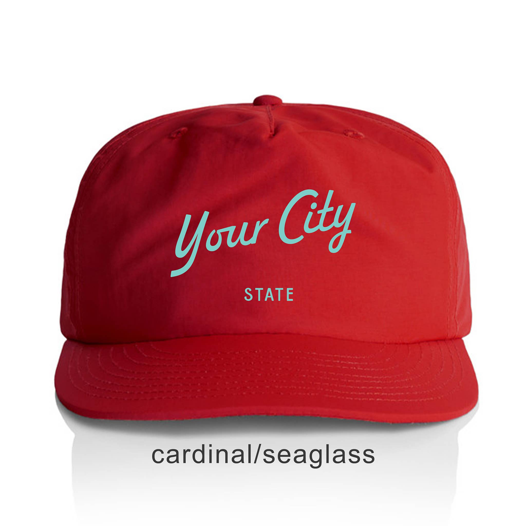 Endless August Supply Co. – wholesale Flat-brimmed cap – Unisex – Custom Nylon Hat | Script Text Customizable Hat | Name Drop9