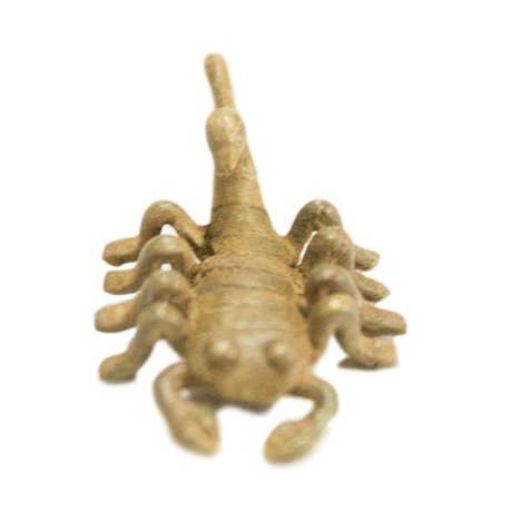Vintage African Bronze Scorpion Charm for wholesale by Old New House