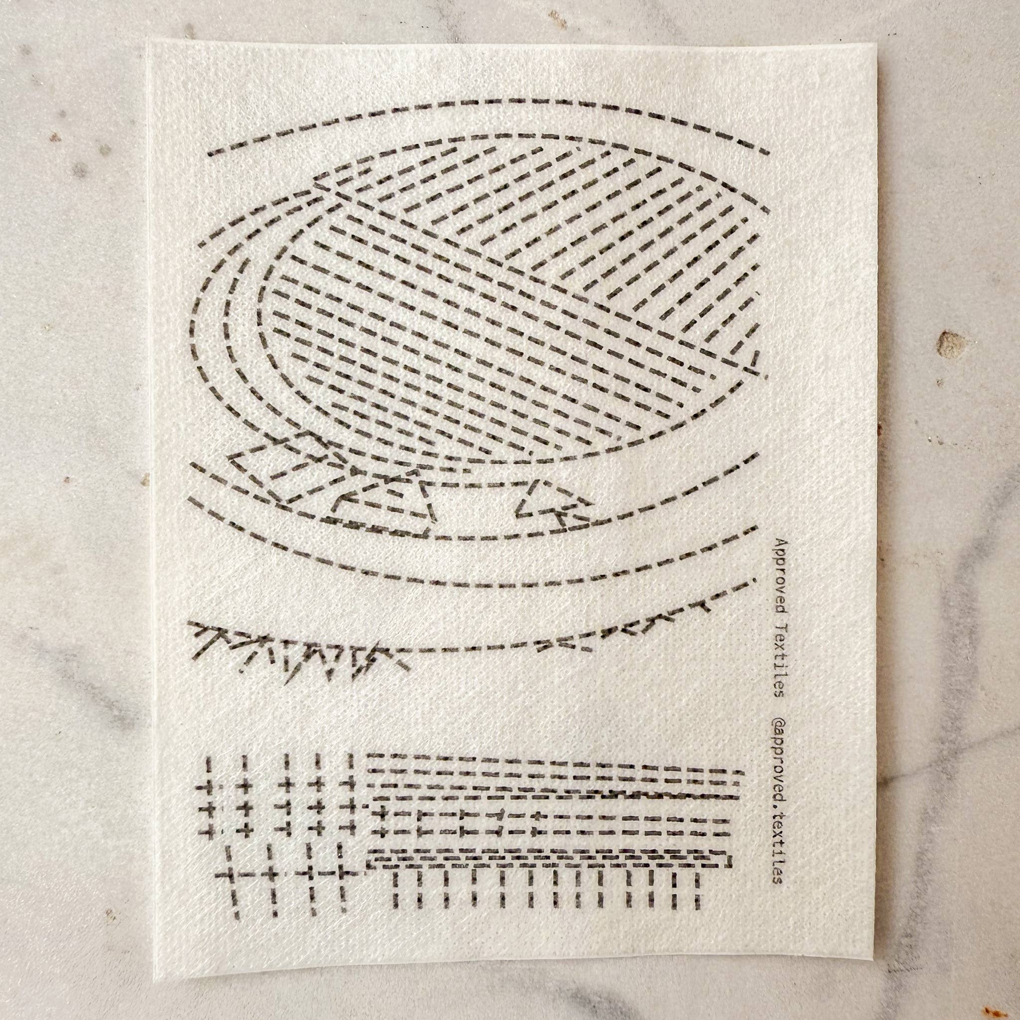 Approved Textiles – Engroshandel DIY-sysæt – Eva Hesse i Oberlin: Reparation + Udsmykningsoverførsel2