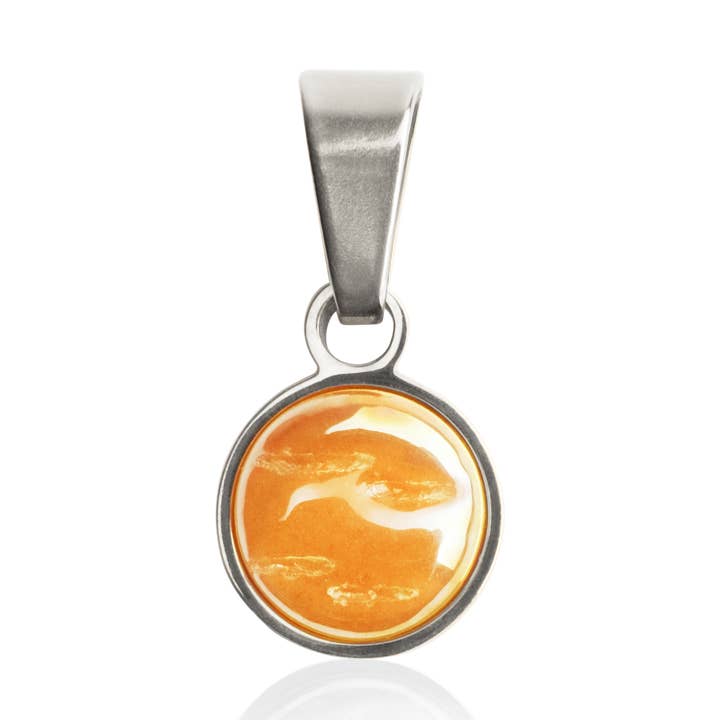 Halskæde vedhæng • sølv/ safran gul for engroshandel hos ALEXASCHA