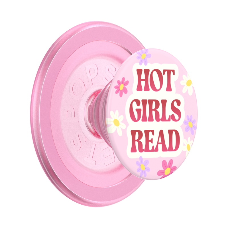 PopSockets - Wholesale Phone Grip - PopSockets MagSafe Phone Grip - Hot Girls Read Pink0